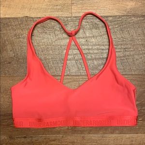 Under Armour Bright Pink Sports Bra